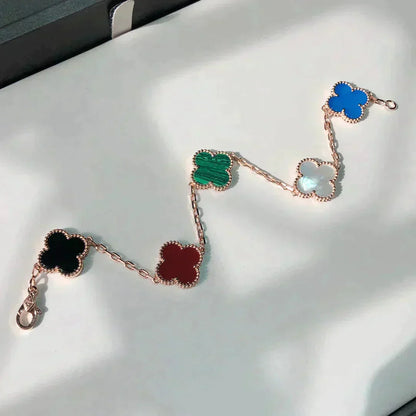 [vivabelle]KLEE 5 MOTIVE MEHRFARBIGES ARMBAND