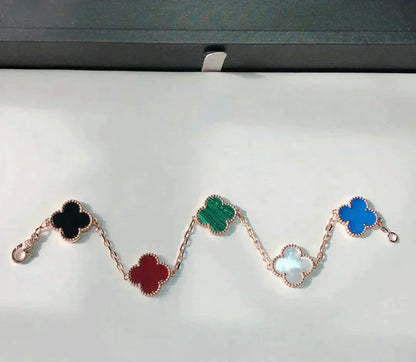 [vivabelle]KLEE 5 MOTIVE MEHRFARBIGES ARMBAND