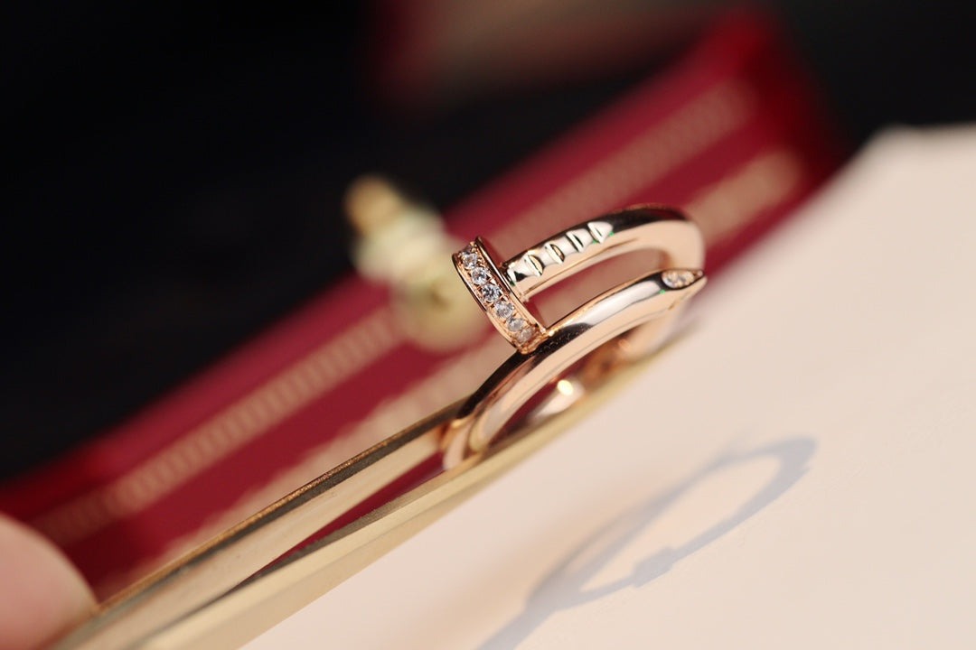 [vivabelle]JUSTE RING 2.65MM PINK GOLD DIAMOND