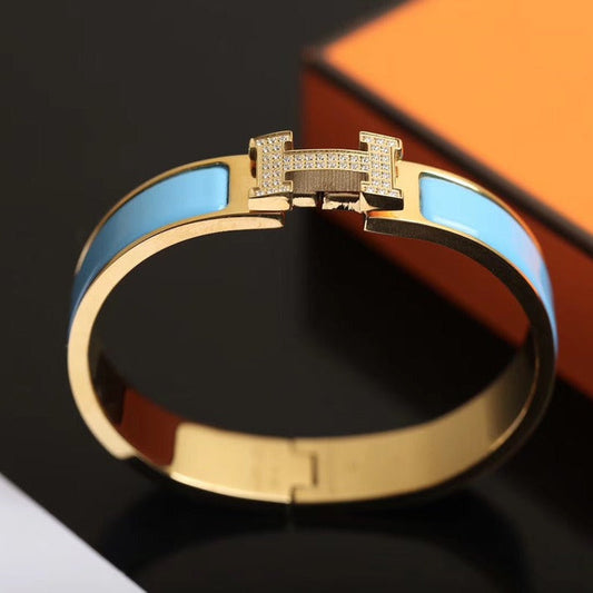 [vivabelle]H CLOUD BLUE BRACELET GOLD DIAMOND