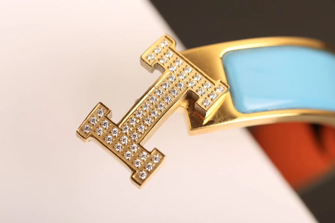 [vivabelle]H CLOUD BLUE BRACELET GOLD DIAMOND