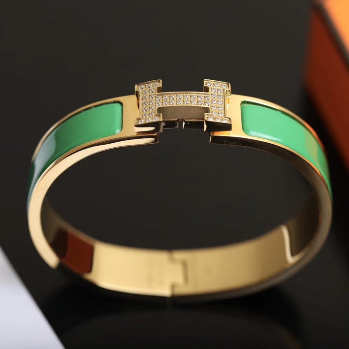 [vivabelle]H BRACELET GOLD DIAMOND