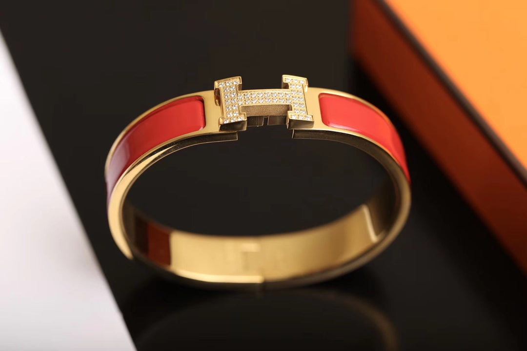 [vivabelle]H BRACELET GOLD DIAMOND