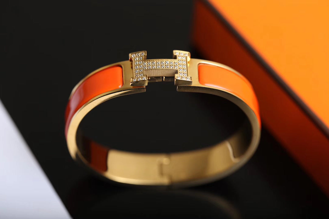 [vivabelle]H BRACELET GOLD DIAMOND