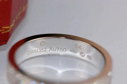 [vivabelle]LOVE RING 3.6MM DIAMOND PAVED