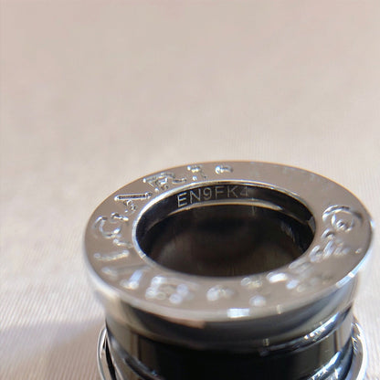 [vivabelle]ZERO 1 SCHWARZE KERAMIK SILBER HALSKETTE