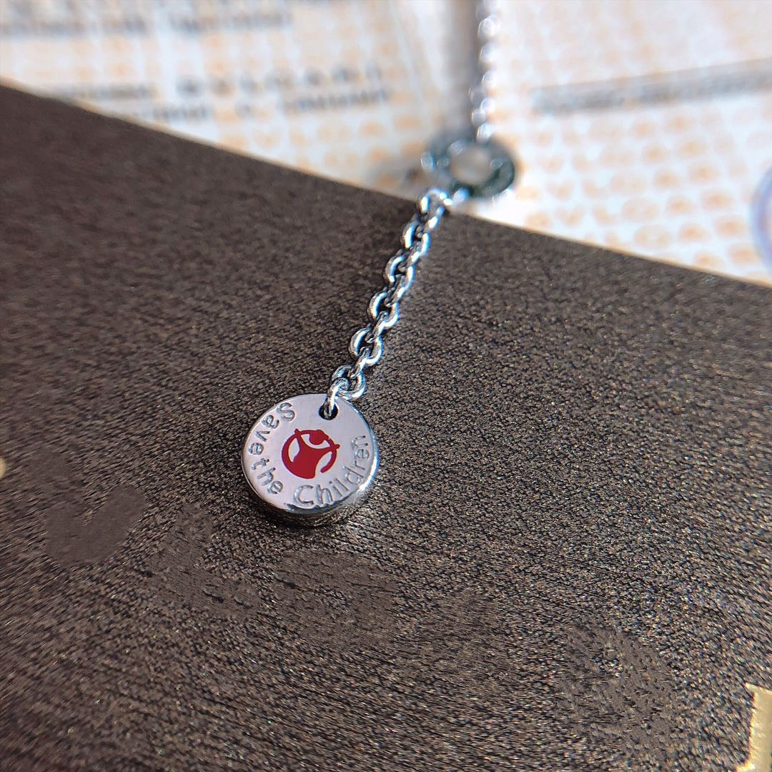 [vivabelle]ZERO 1 SCHWARZE KERAMIK SILBER HALSKETTE