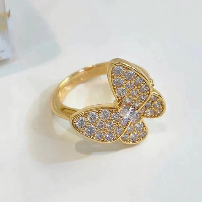 [vivabelle]BUTTERFLY DIAMOND RING