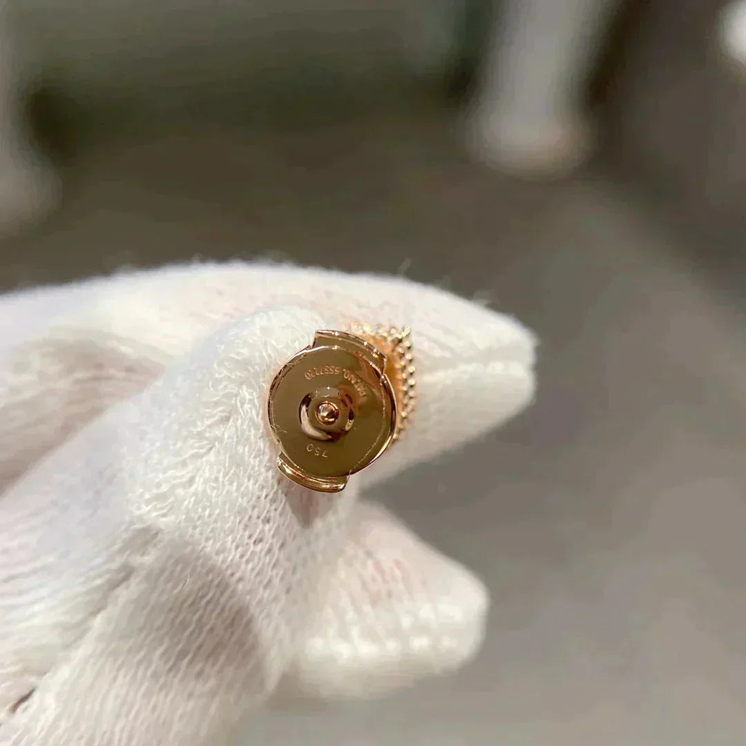 [vivabelle]HEART CARNELIAN STUD EARRINGS