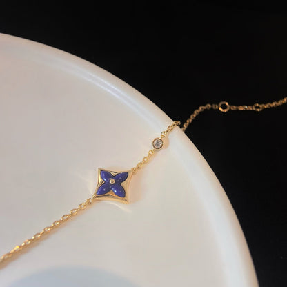 [vivabelle]COLOR STAR PINK GOLD DIAMOND BRACELET