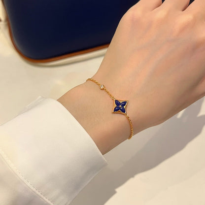 [vivabelle]COLOR STAR PINK GOLD DIAMOND BRACELET