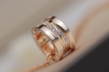 [vivabelle]ZERO 1 ROSÉGOLD-DIAMANT-HALSKETTE