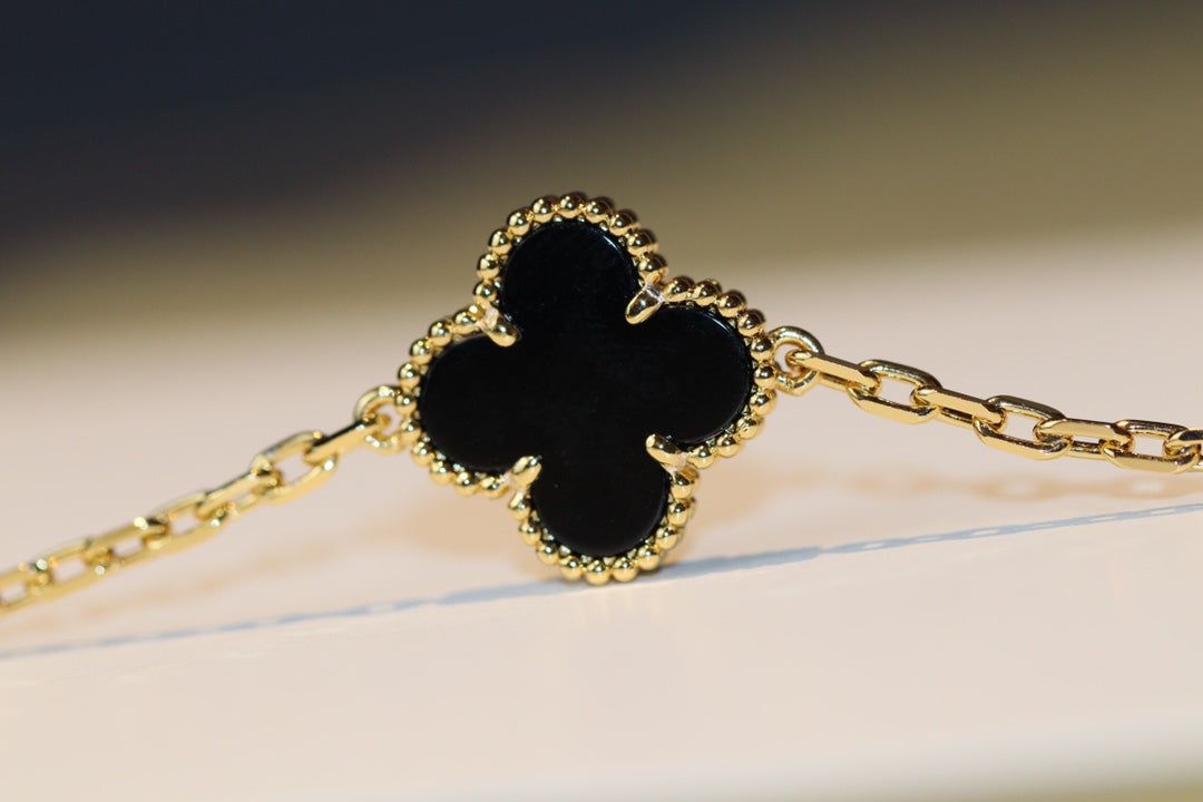 [vivabelle]CLOVER 20 MOTIFS ONYX ROSE GOLD