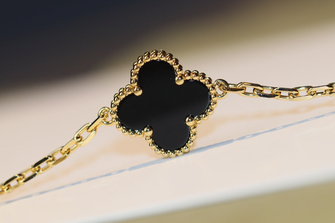 [vivabelle]CLOVER 20 MOTIFS ONYX ROSE GOLD
