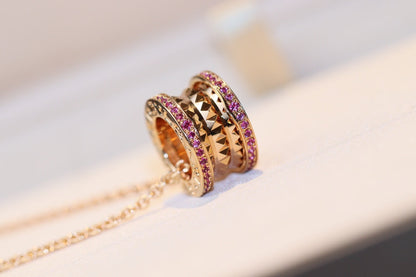 [vivabelle]ZERO 1 ROCK ROSA GOLD ROSA DIAMANT HALSKETTE