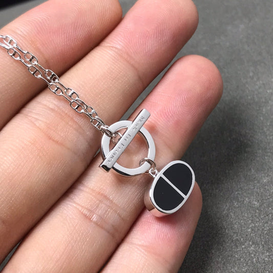 [vivabelle]CHAINE VERSO BLACK CERAMIC  NECKLACE