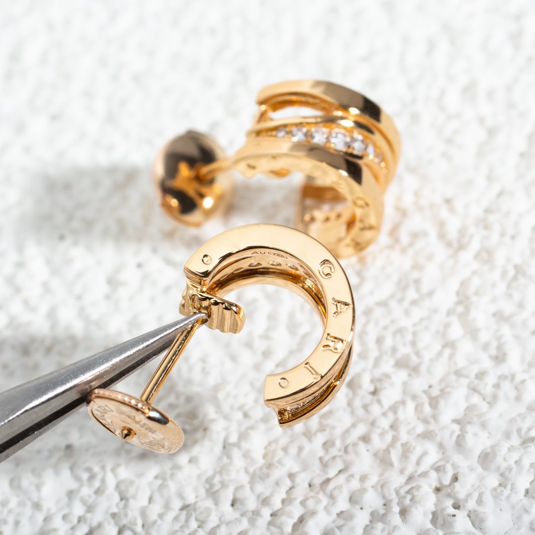 [vivabelle]ZERO 1 ROSÉGOLD-OHRRINGE MIT DIAMANTEN