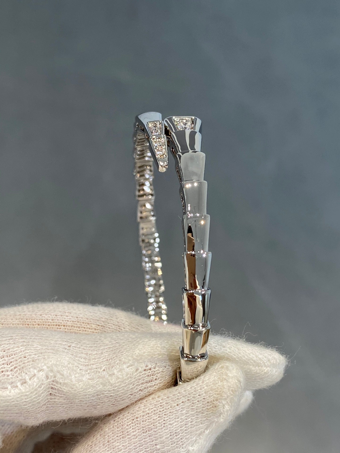 [vivabelle]SERPENTI BRACELET DIAMONDS SILVER