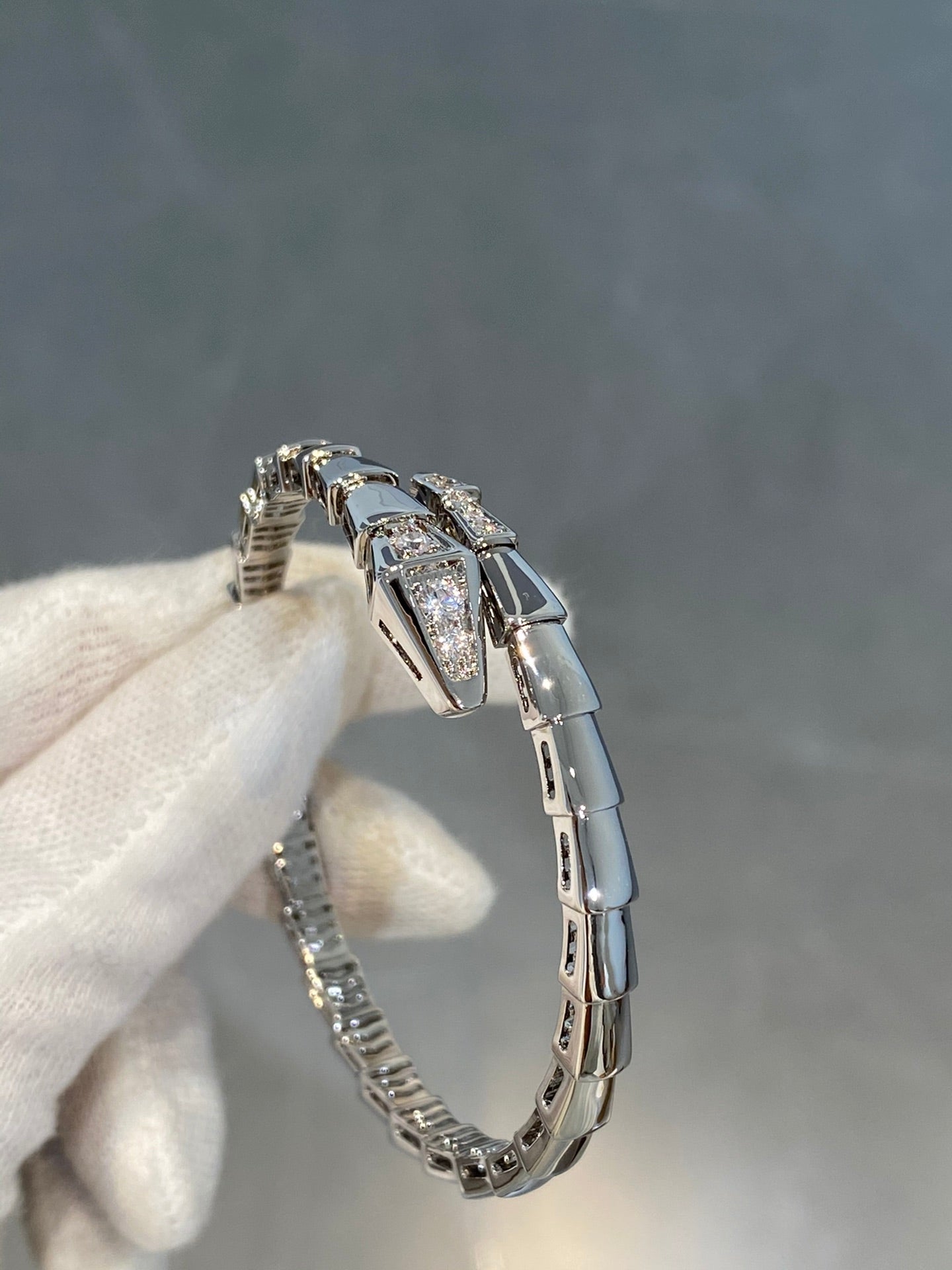 [vivabelle]SERPENTI BRACELET DIAMONDS SILVER