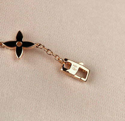 [vivabelle]STAR AND SUN 7 MOTIFS GOLD BRACELET