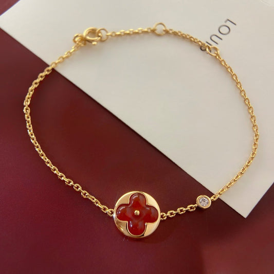 [vivabelle]SUN PEDANT CARNELIAN BRACELET