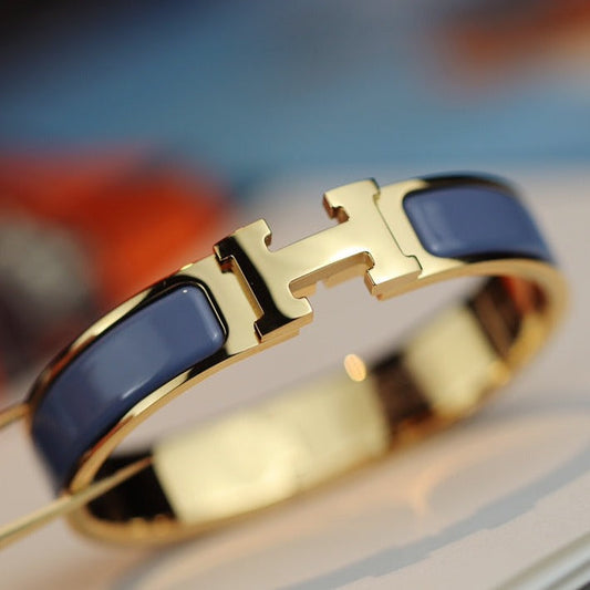 [vivabelle]H BRACELET 12MM BLUE GRAY