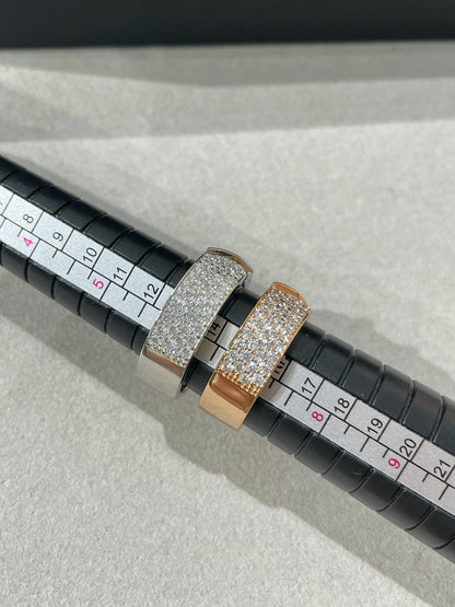 [vivabelle]LIENS EVIDENCE  DIAMOND PAVED RING