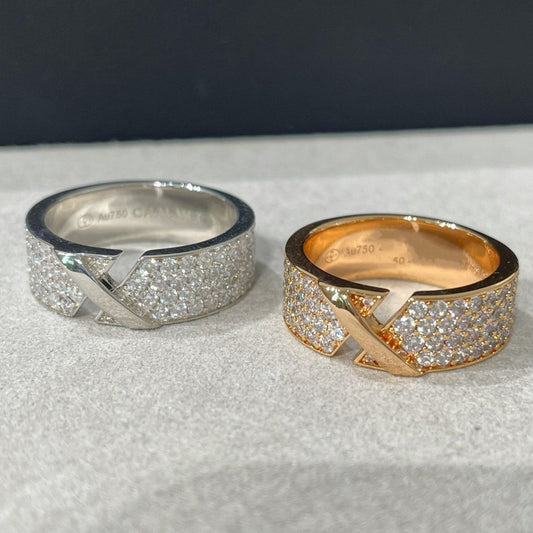 [vivabelle]LIENS EVIDENCE  DIAMOND PAVED RING