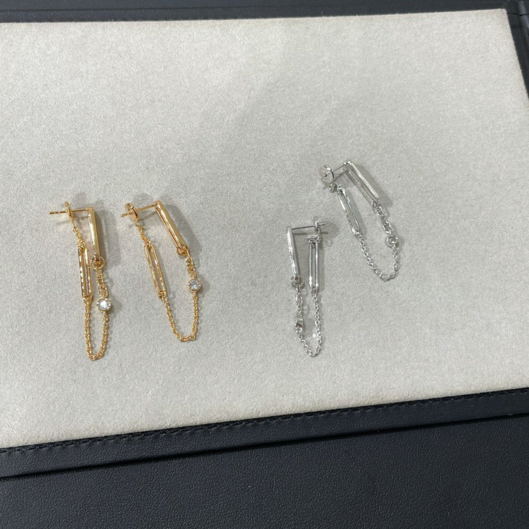 [vivabelle]CHAINE CHAOS DIAMANT-OHRRINGE