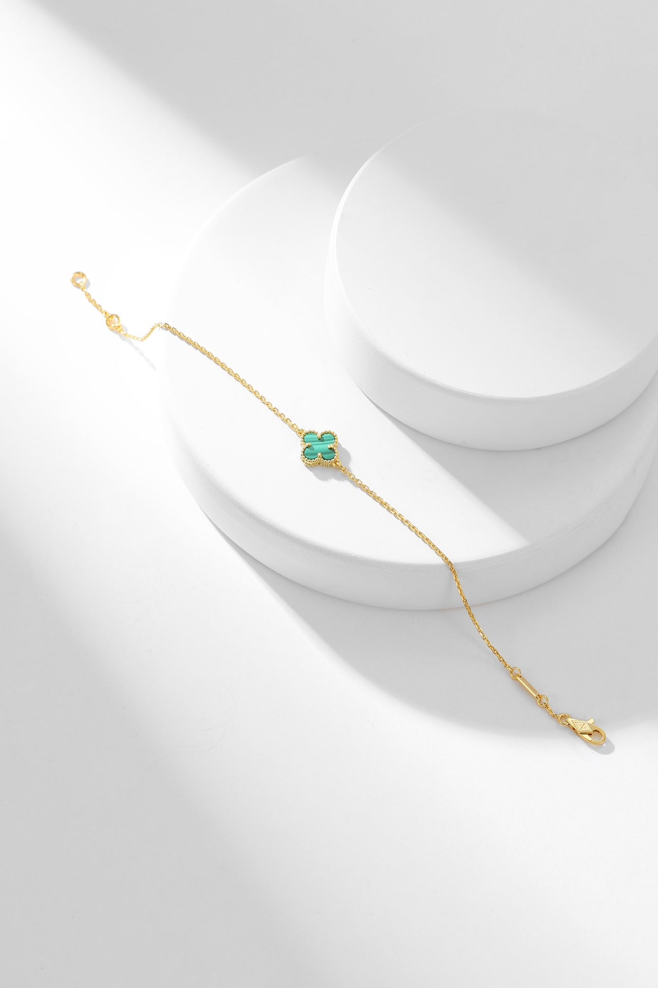 [vivabelle]KLEE-ARMBAND MALACHIT 1 MOTIV