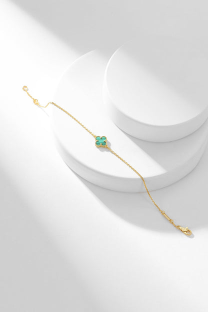 [vivabelle]KLEE-ARMBAND MALACHIT 1 MOTIV