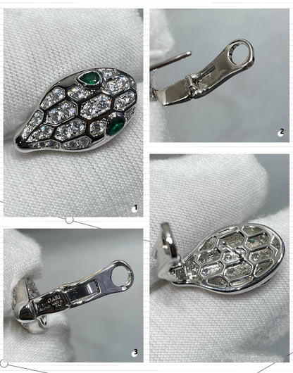 [vivabelle]SERPENT DIAMOND OHRSTECKER