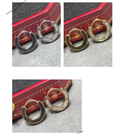 [vivabelle]LIEBE DIAMANT OHRRINGE