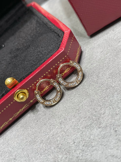 [vivabelle]LIEBE DIAMANT OHRRINGE