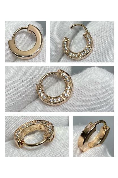 [vivabelle]LIEBE DIAMANT OHRRINGE