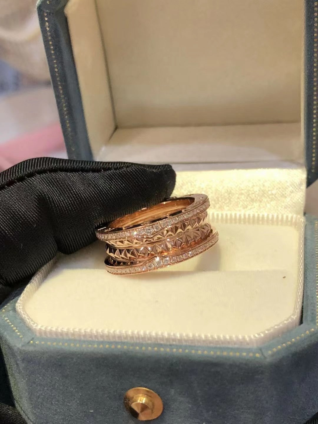 [vivabelle]ZERO 1 ROCK DIAMOND ROSA GOLD