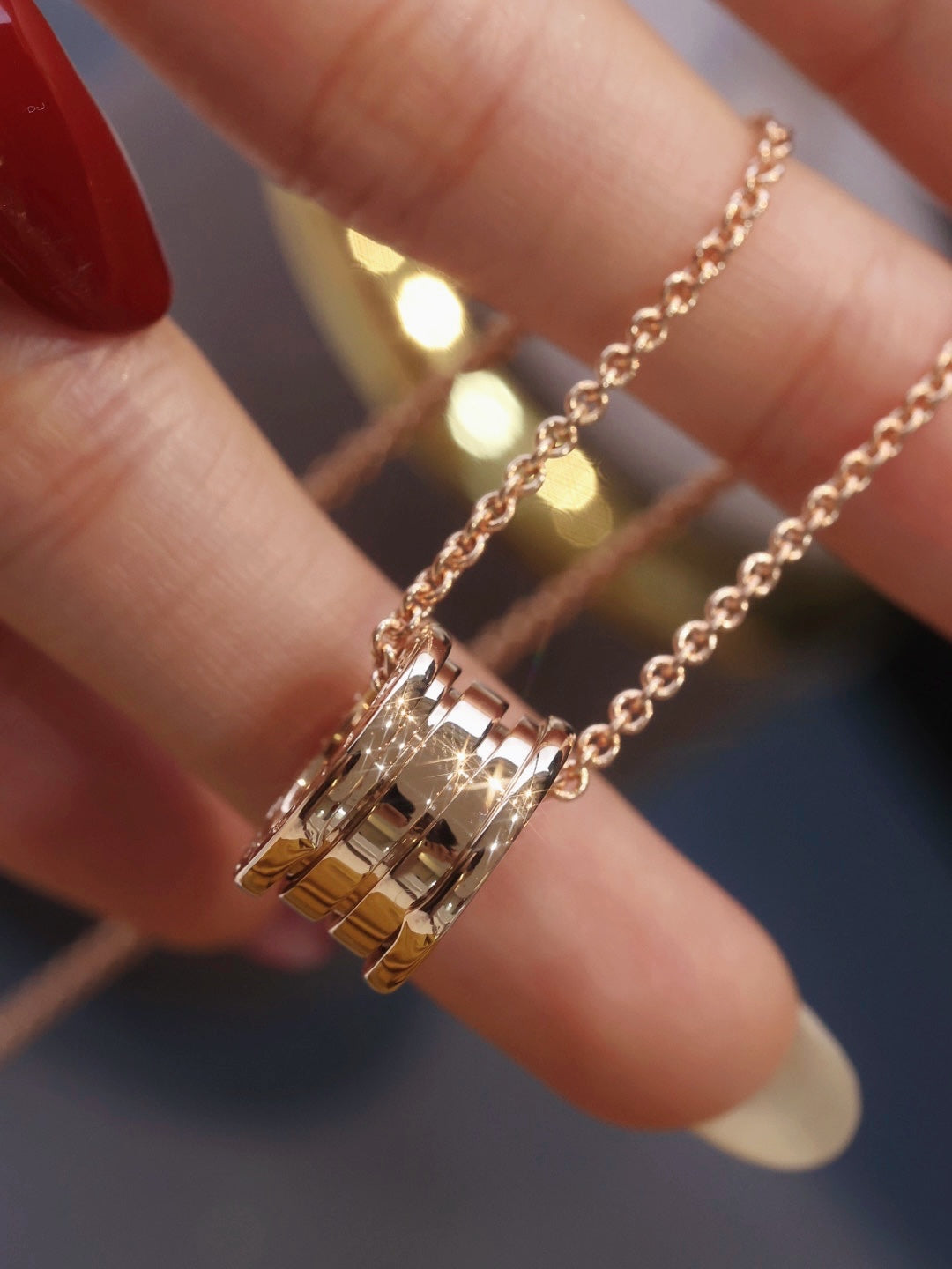 [vivabelle]ZERO 1 ROSA GOLD HALSKETTE