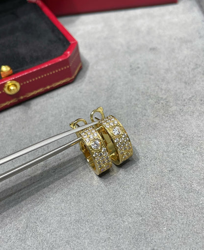 [vivabelle]LOVE 5,5MM DIAMANT-OHRRINGE