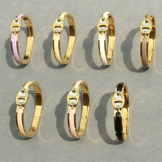 [vivabelle]CLIC CHAINE GOLD BRACELET