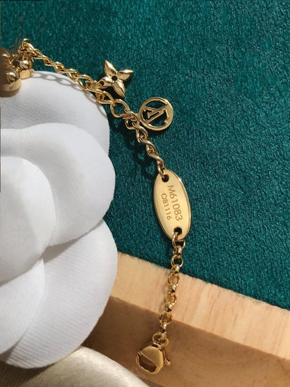 [vivabelle]BLOOMING PINK GOLD MOP BRACELET