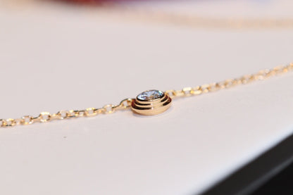 [vivabelle]DAMOUR DIAMANT-HALSKETTE