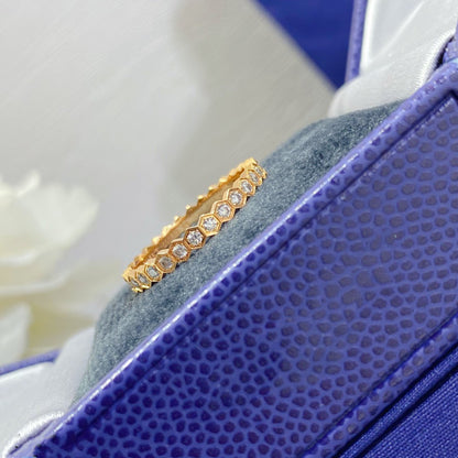[vivabelle] BEE LOVE KLEINER RING MIT DIAMANTEN