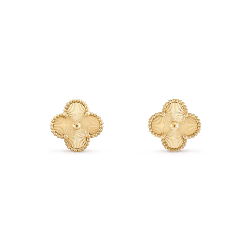 [vivabelle]CLOVER MINI 9.5MM LASER EARRINGS
