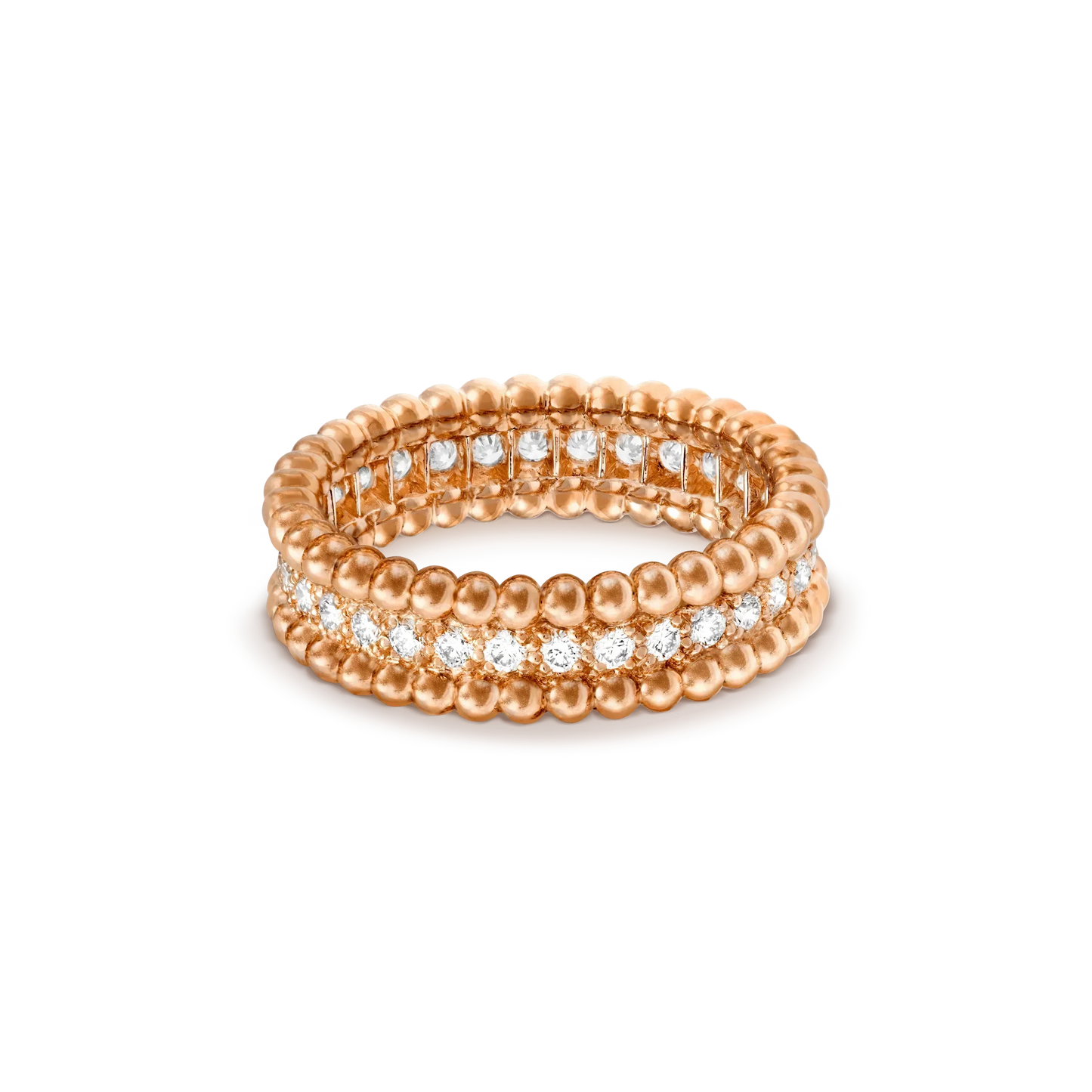 [vivabelle]PERLEE DIAMANT ROSÉGOLDRING