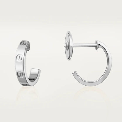 [vivabelle]LOVE OHRRINGE 2,65MM SILBER 
