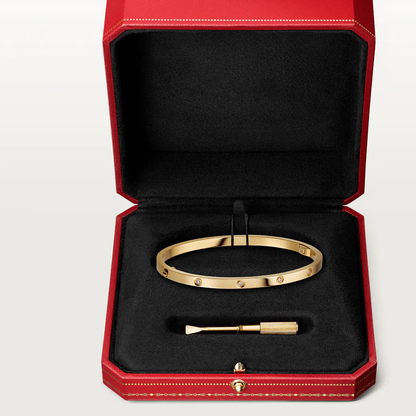 [vivabelle]LOVE BRACELET 3.65MM 10 DIAMONDS