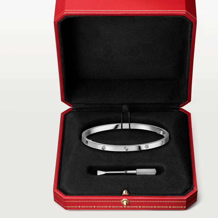 [vivabelle]LOVE BRACELET 3.65MM 10 DIAMONDS