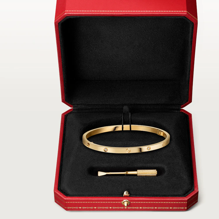 [vivabelle]LOVE BRACELET 3.65MM 6 DIAMONDS
