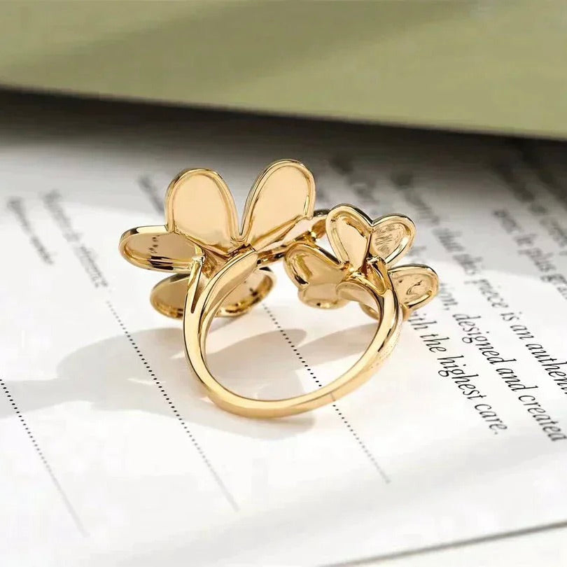 [vivabelle]CLOVER COMOS GOLD DIAMANTRING