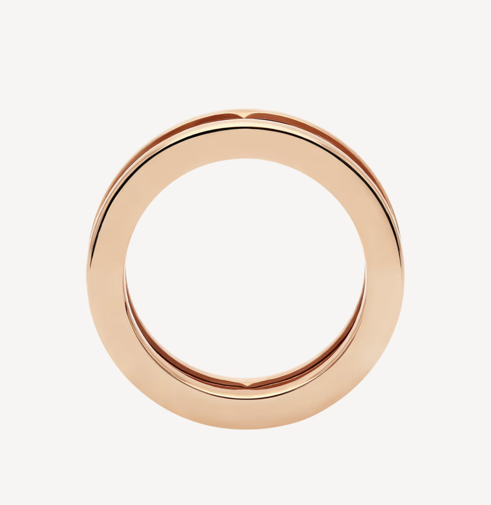 [vivabelle]ZERO 1 ONE-BAND MIT DURCHBROCHENER LOGO-SPIRALRING